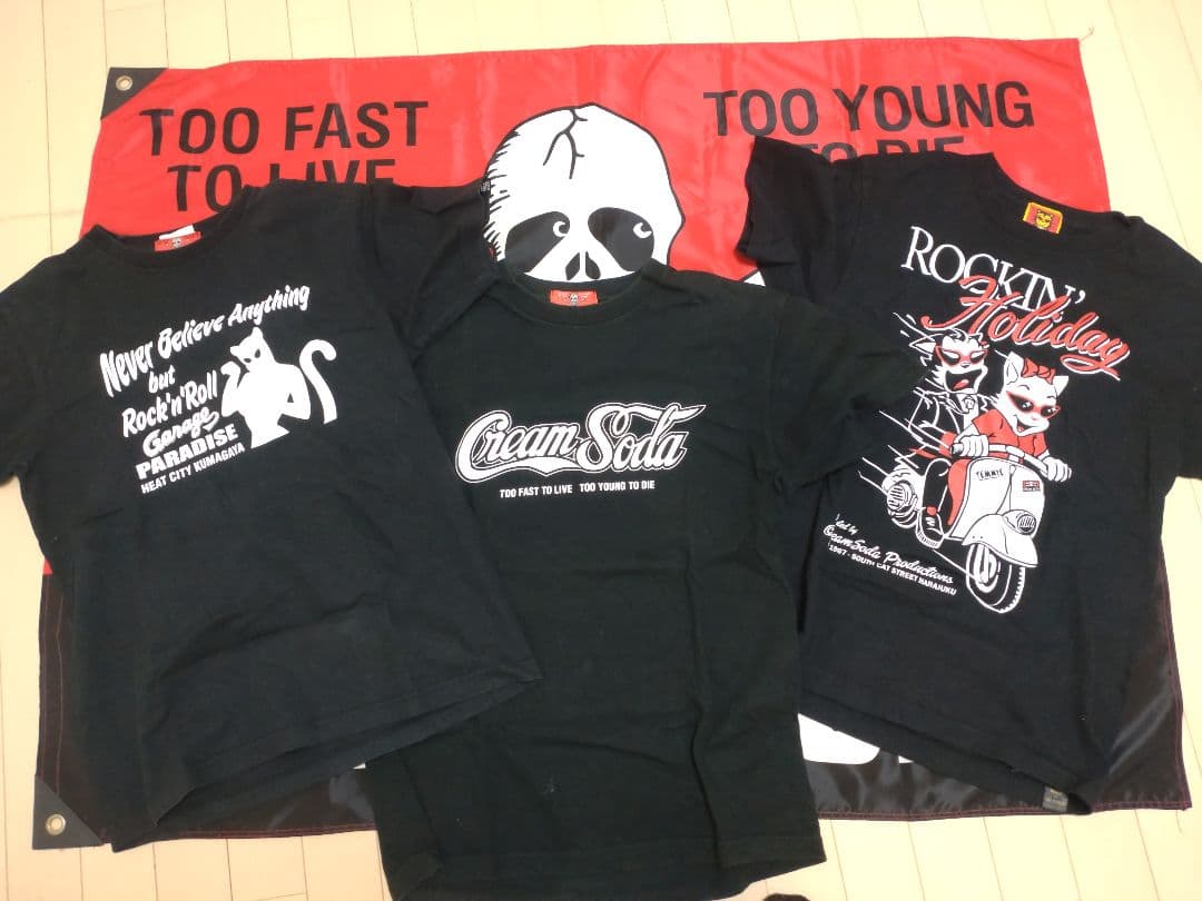 Cream Soda クリームソーダ ピンクドラゴン Tシャツ