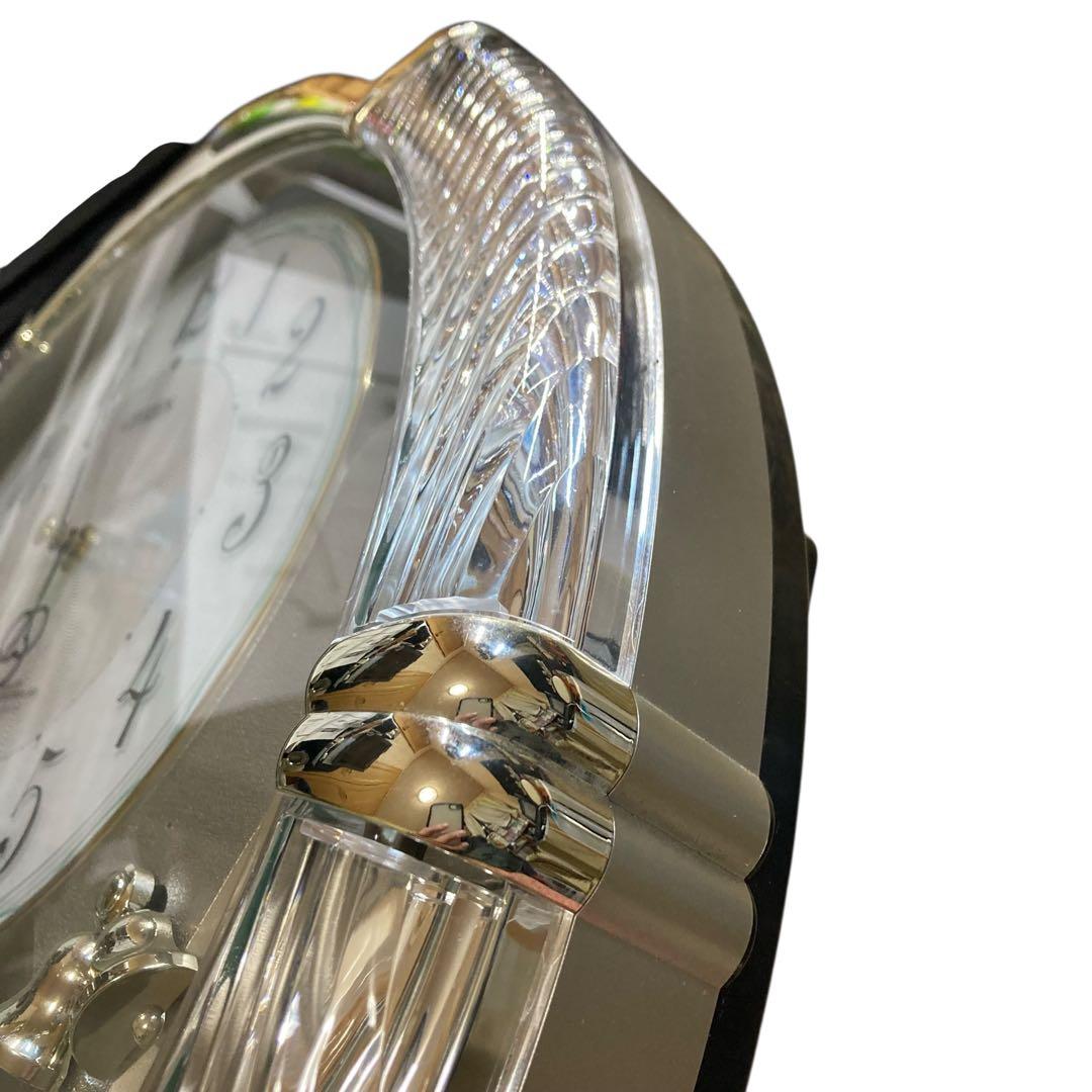 [美品]CITIZEN 電波掛時計 パルミューズルミエル 4MN430-0