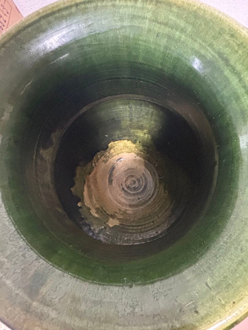 ★人間国宝次男★壺(美濃焼　織部)