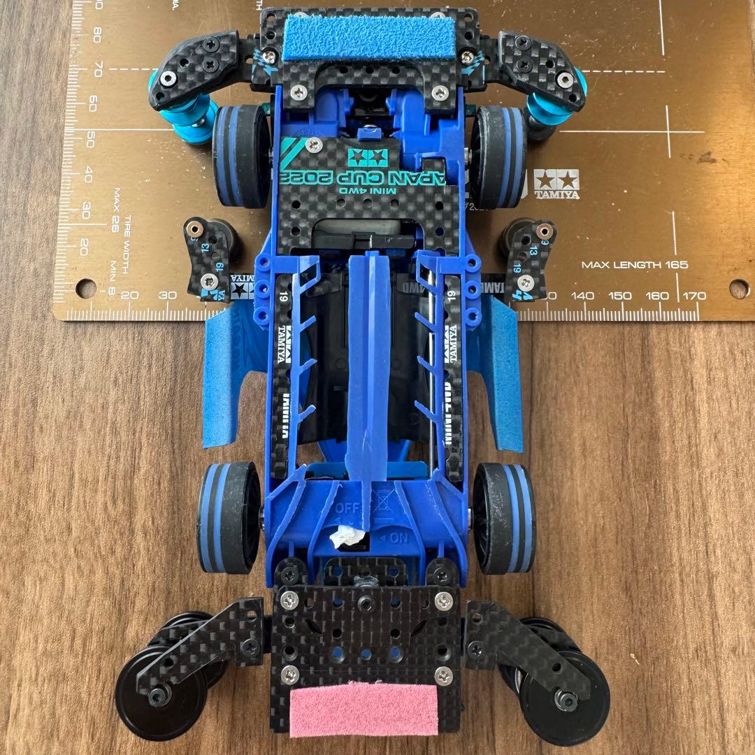 ミニ四駆 FM-A デュアルリッジJr. ポリカ 完成品 痛車