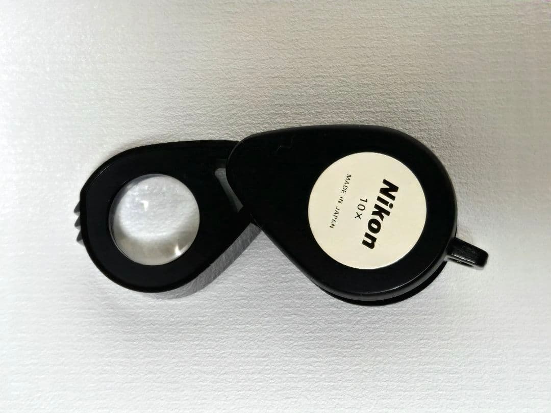 【希少・日本製】Nikon ルーペ 10X 高品質光学レンズ コレクター必見