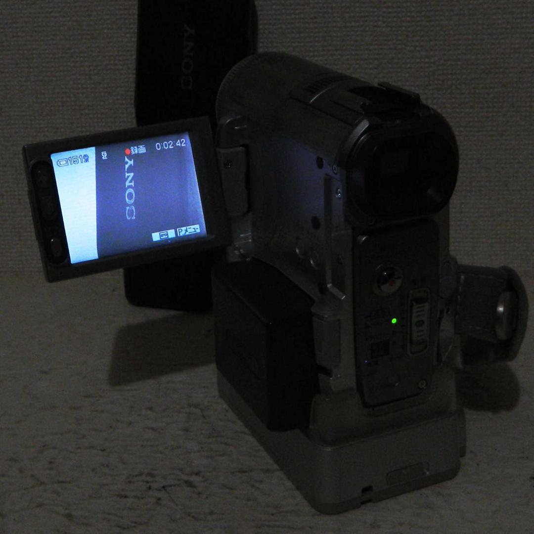 動作品 Sony DCR-PC350 miniDV ビデオカメラ ダビングなどに