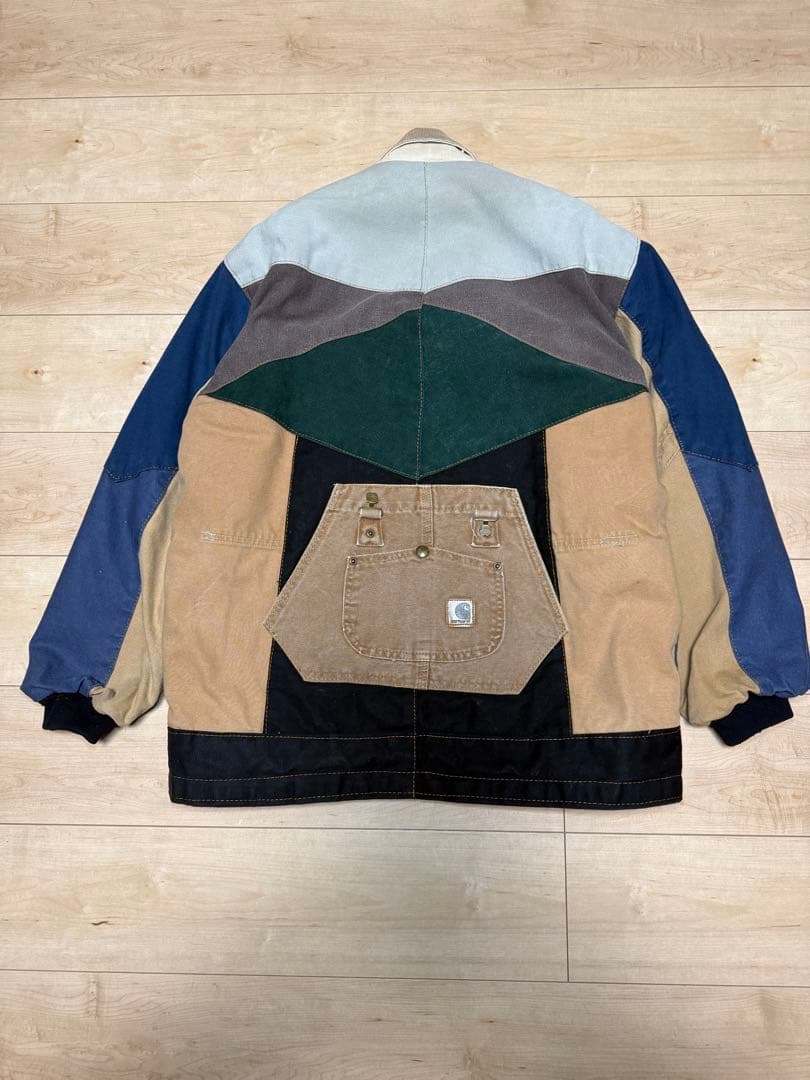 カーハート アウター Carhartt リメイク キャンバス 中綿 ジャケット