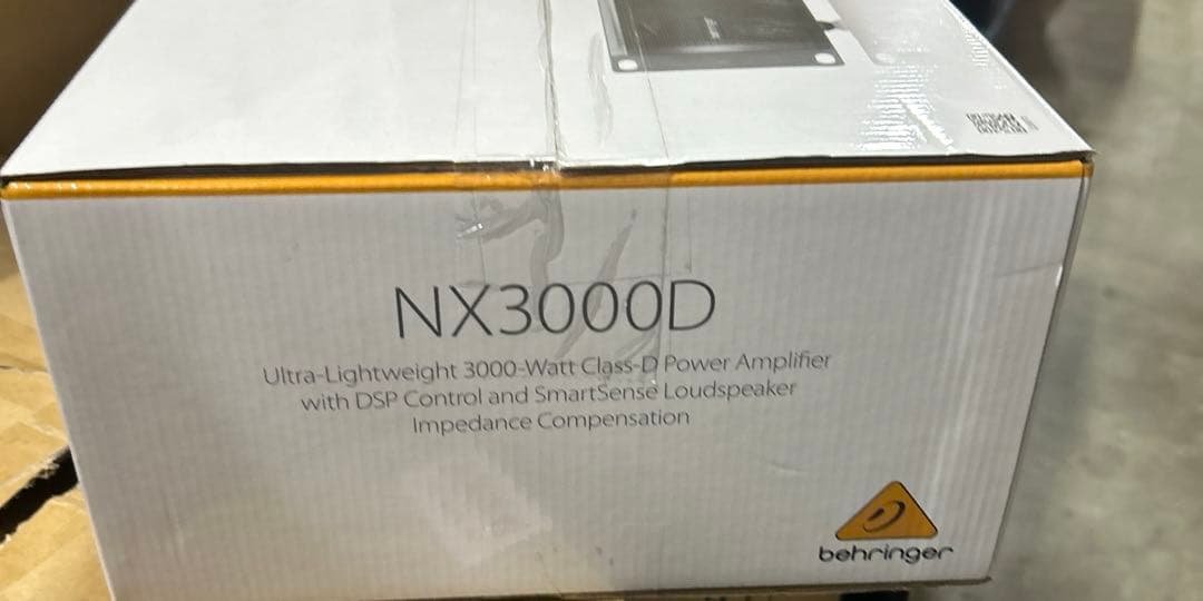 BEHRINGER ベリンガー NX3000D ステレオ パワーアンプ