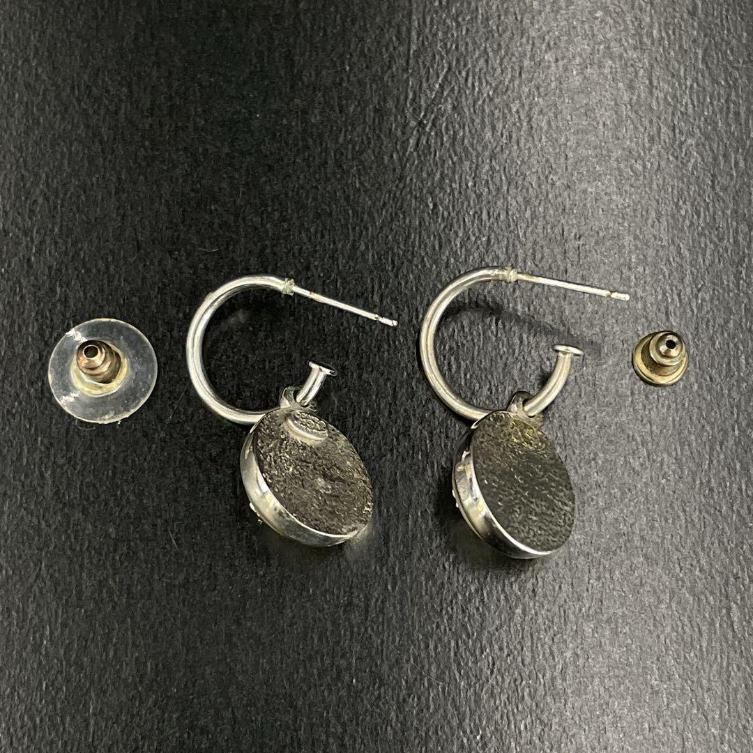 オールド　シャネル　ピアス　ココマーク フェイクパール　シルバー　イヤリング