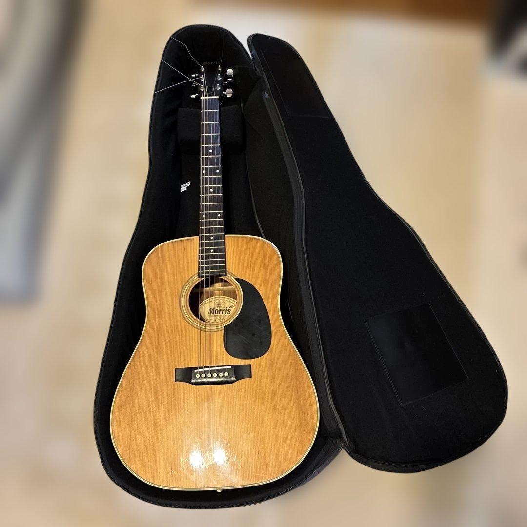 Morris アコースティックギター ケース付き