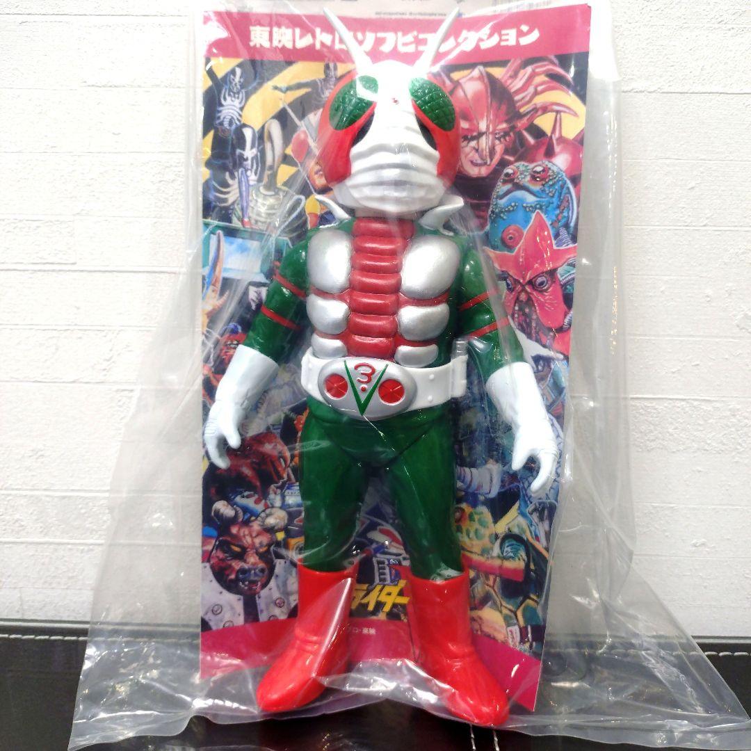 ★☆★メディコムトイ　仮面ライダーV3　面取れ　ソフビ★☆★