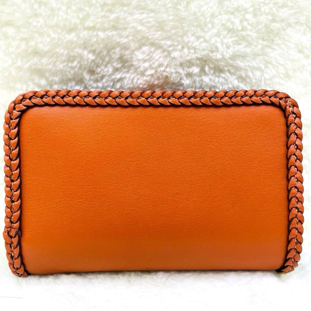 極美品　コーチ　ミディアム　ウォレット タビー　ブレイド L字ファスナー　金