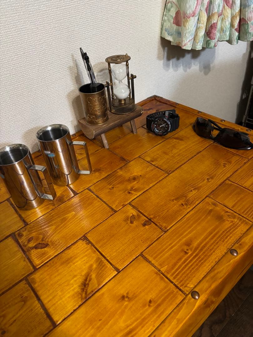 コーヒーテーブル　ハンドメイド製品 センターテーブル ディスプレイラック