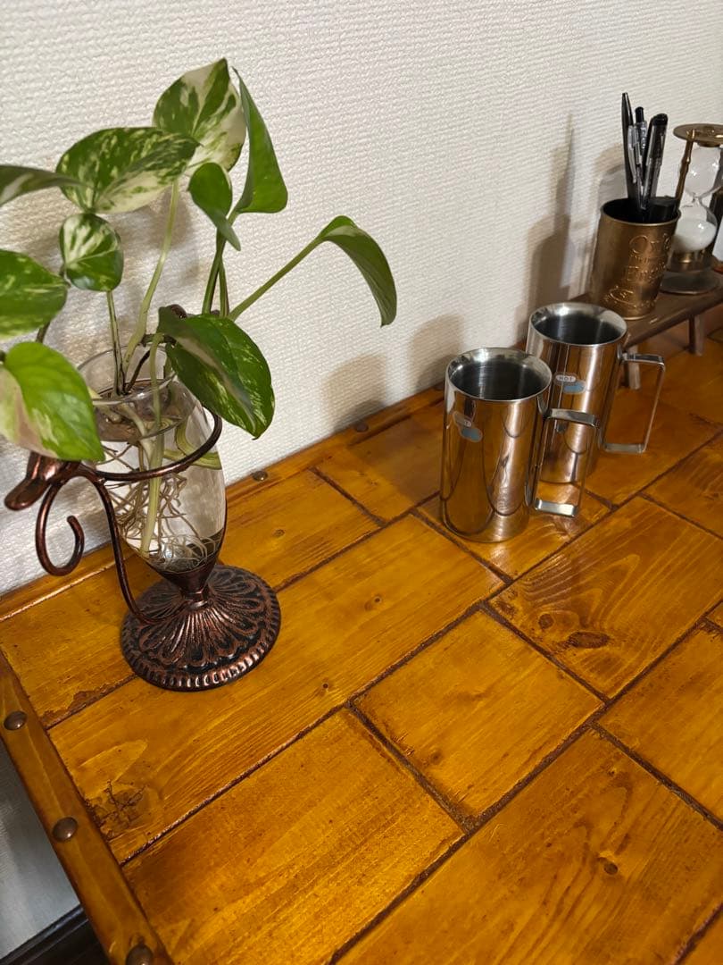 コーヒーテーブル　ハンドメイド製品 センターテーブル ディスプレイラック