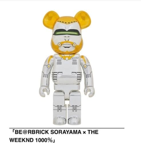 BE@RBRICK SORAYAMA × THE WEEKND 1000％