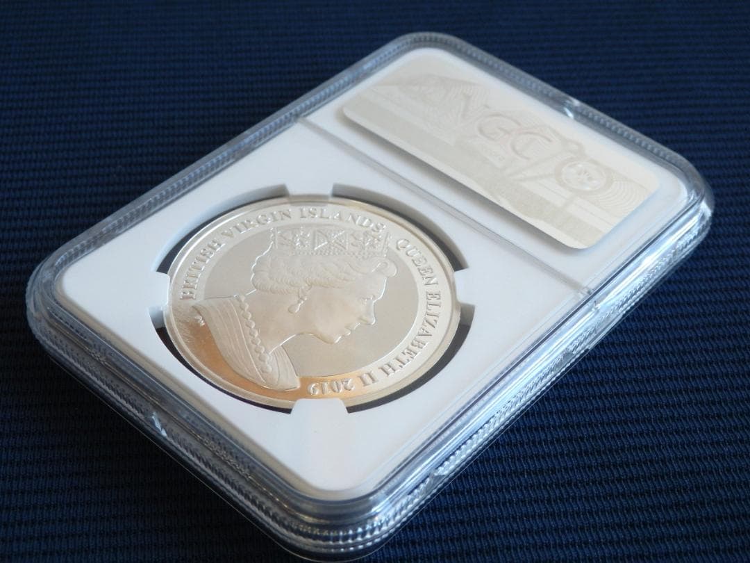 英領ヴァージン諸島/2019年ウナとライオン1オンス銀貨◆NGC PF69