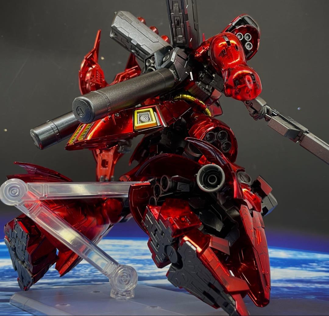 Y*A様 RG 1/144 ガンダムベース限定 サザビー メカニカルコアメッキ