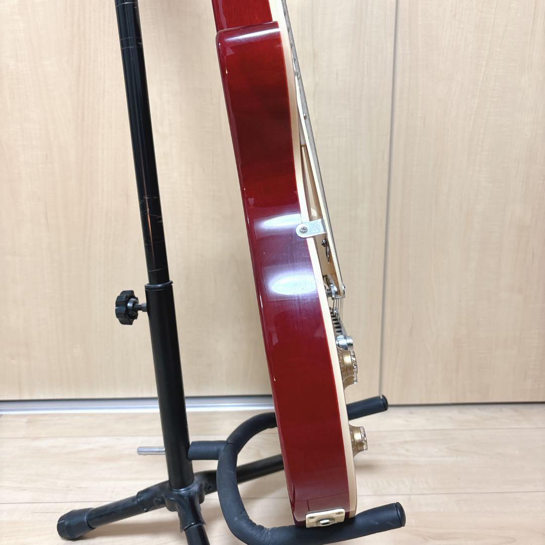 美品 新品弦付 BLITZ エレキギター Leopard レフティー レスポール