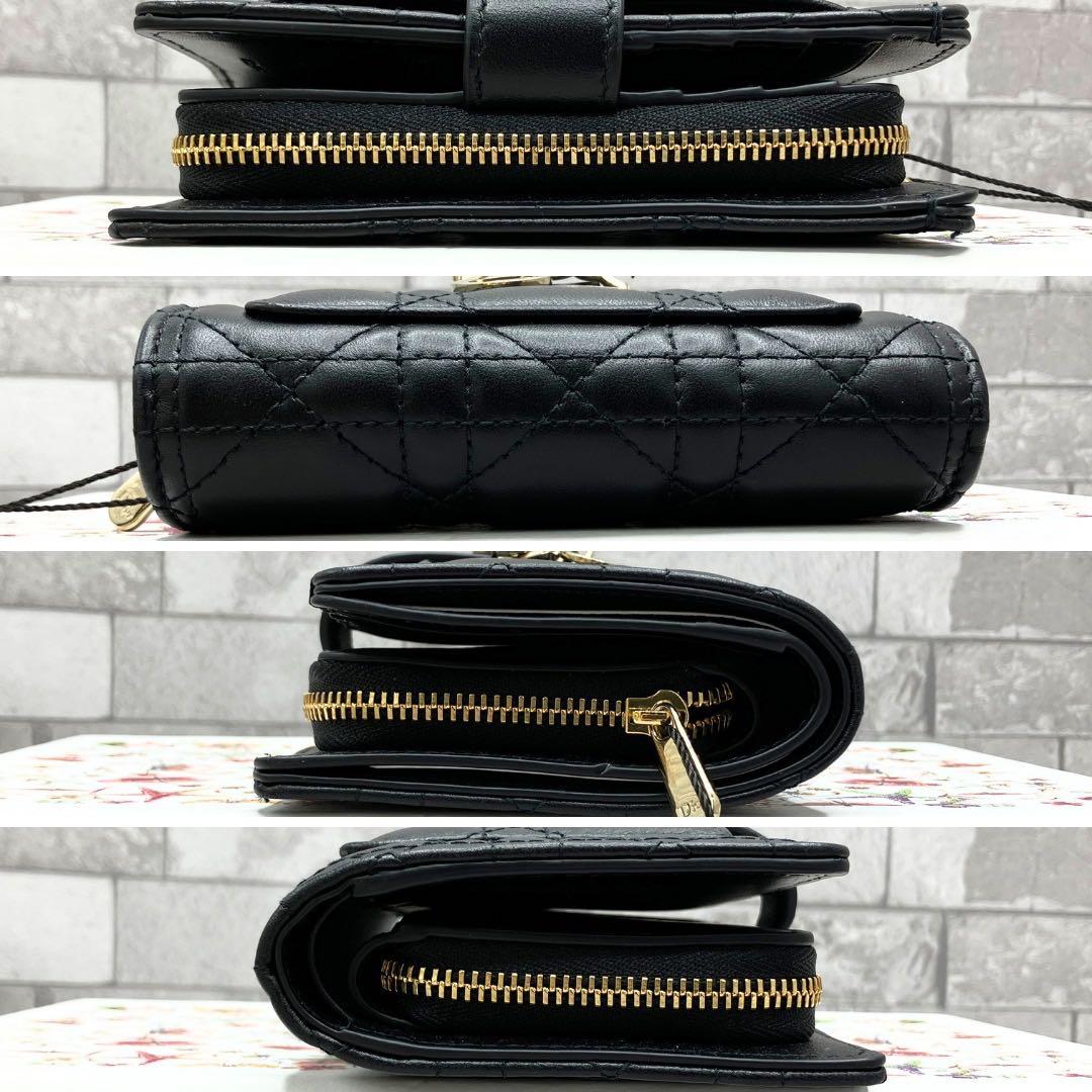 ディオール マイ ディオール ディタニー ウォレット 黒 三つ折り コンパクト