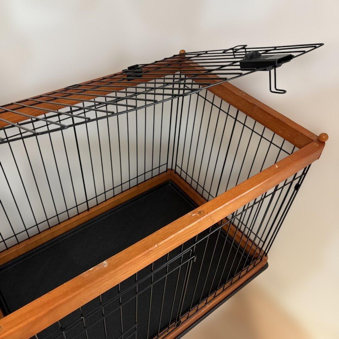 犬用ケージ 木製と金属製 NEO CG-0007