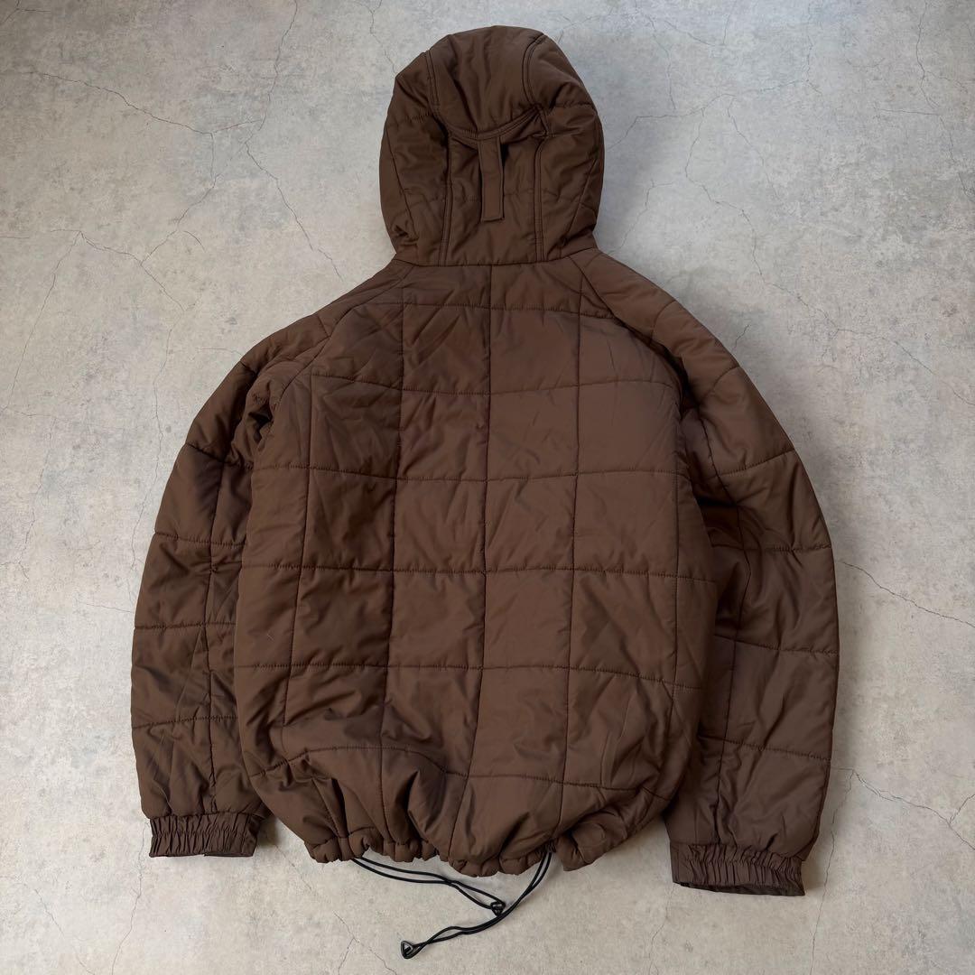 Columbia hooded puffer jacket パーカー ブラウン
