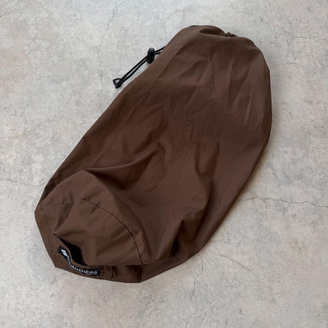 Columbia hooded puffer jacket パーカー ブラウン