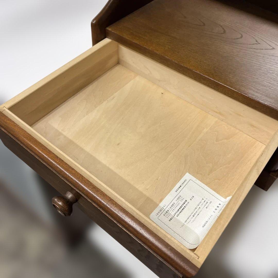 【カリモク】◇ヴィンテージ電話台◆程度良好◇