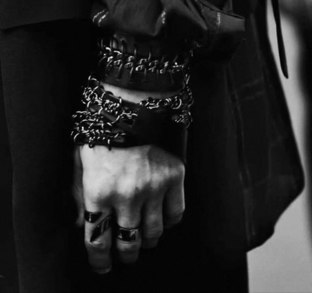 yohji yamamoto by riefeレザーブレスレット