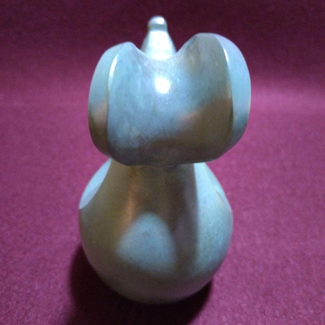 高岡銅器　干支置物　開運招福 「富貴・子」三枝惣太郎作