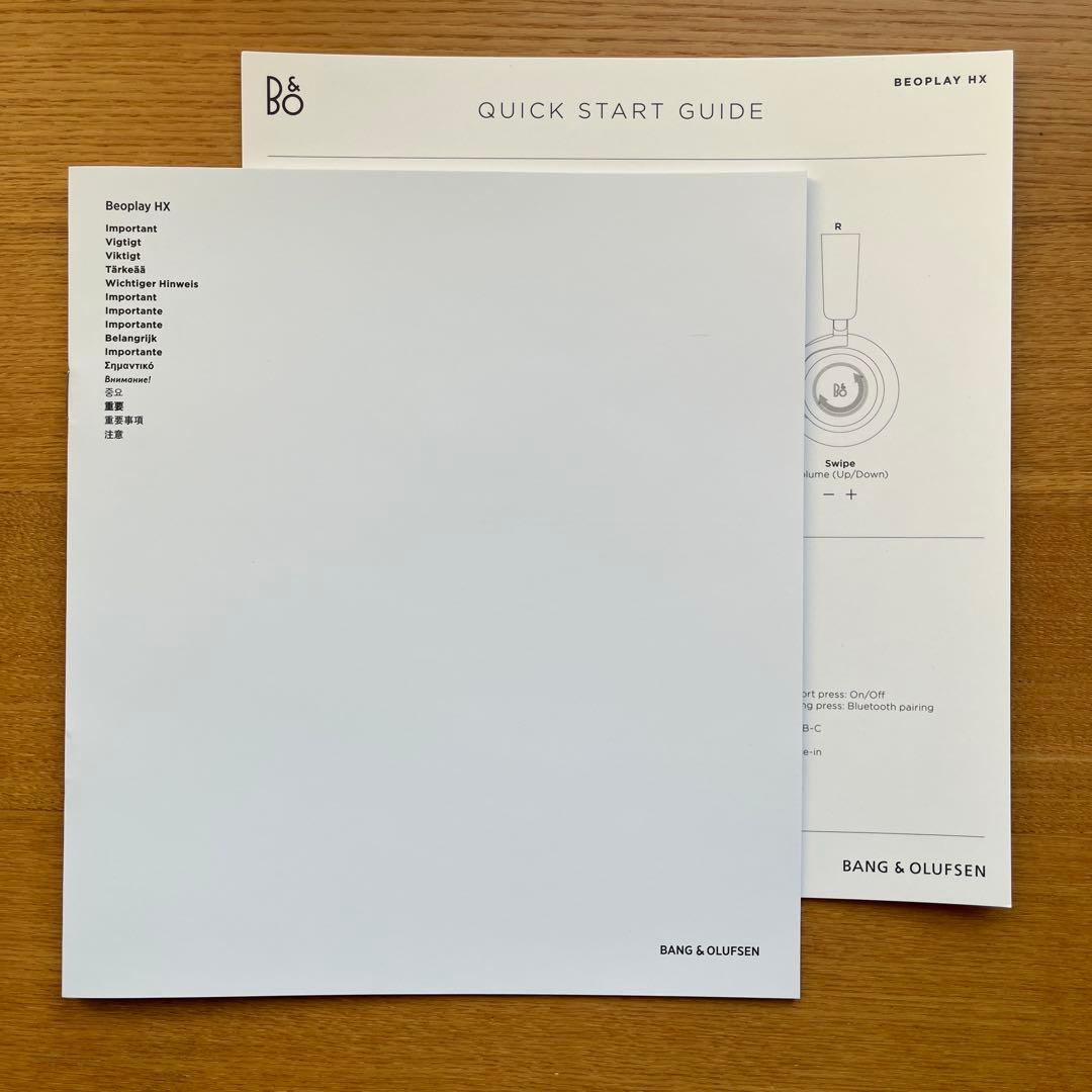 【美品】Bang & Olufsen Beoplay HX Black