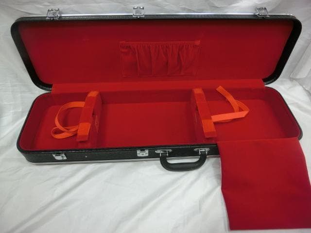 高級沖縄三線＆奄美三線用　ハードケース（黒）艶消しのクロコダエル柄　新品未使用