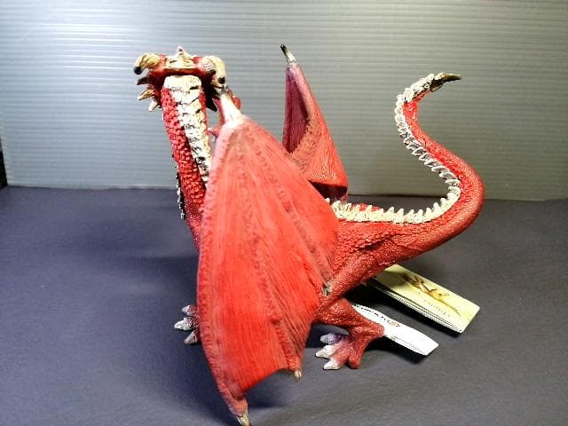 正規品タグ付き シュライヒ エルド ドラゴン (ウォリアー) 口開閉ギミック付き