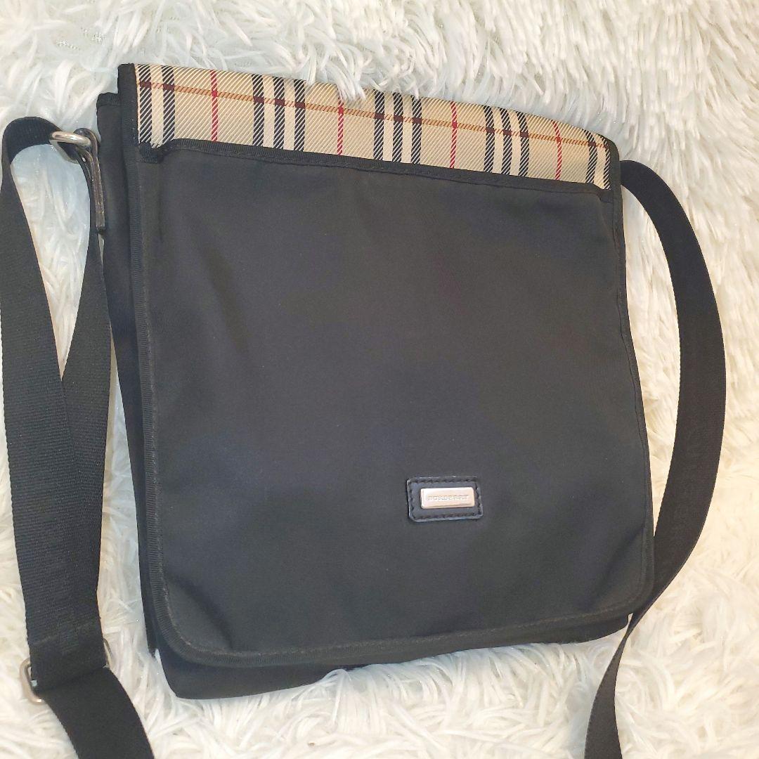 ⭐極美⭐BURBERRY LONDON ノバチェック ミニ メッセンジャーバッグ