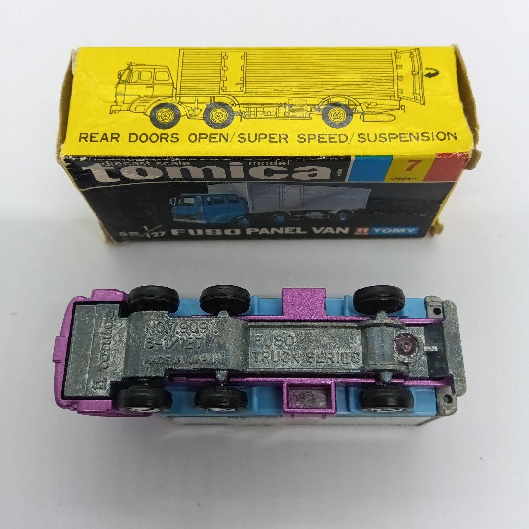 高島屋特注 トミカ 黒箱 7 ふそう パネルバン 日本製
