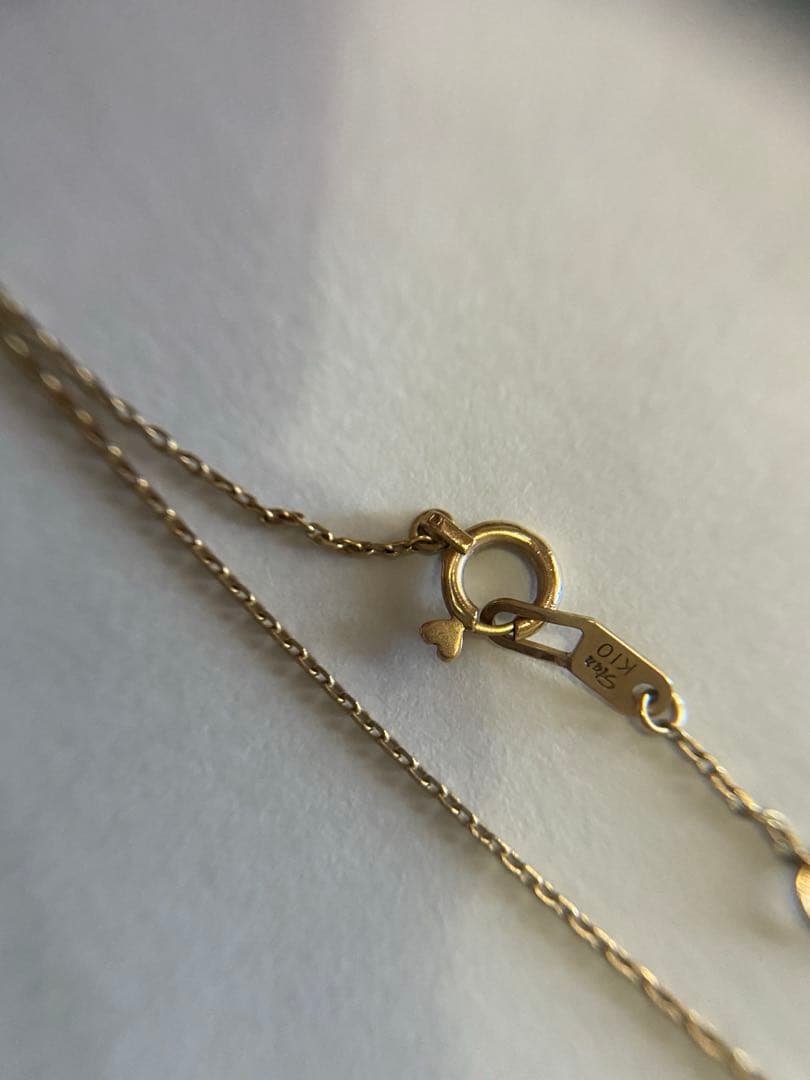 K10 スタージュエリー ブレスレット　アンクレット　ハート 鍵 約 18cm