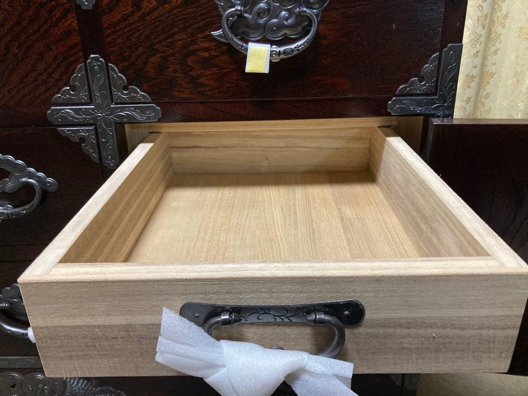 岩谷堂箪笥No.321 4尺整理［白鳥］銅手打