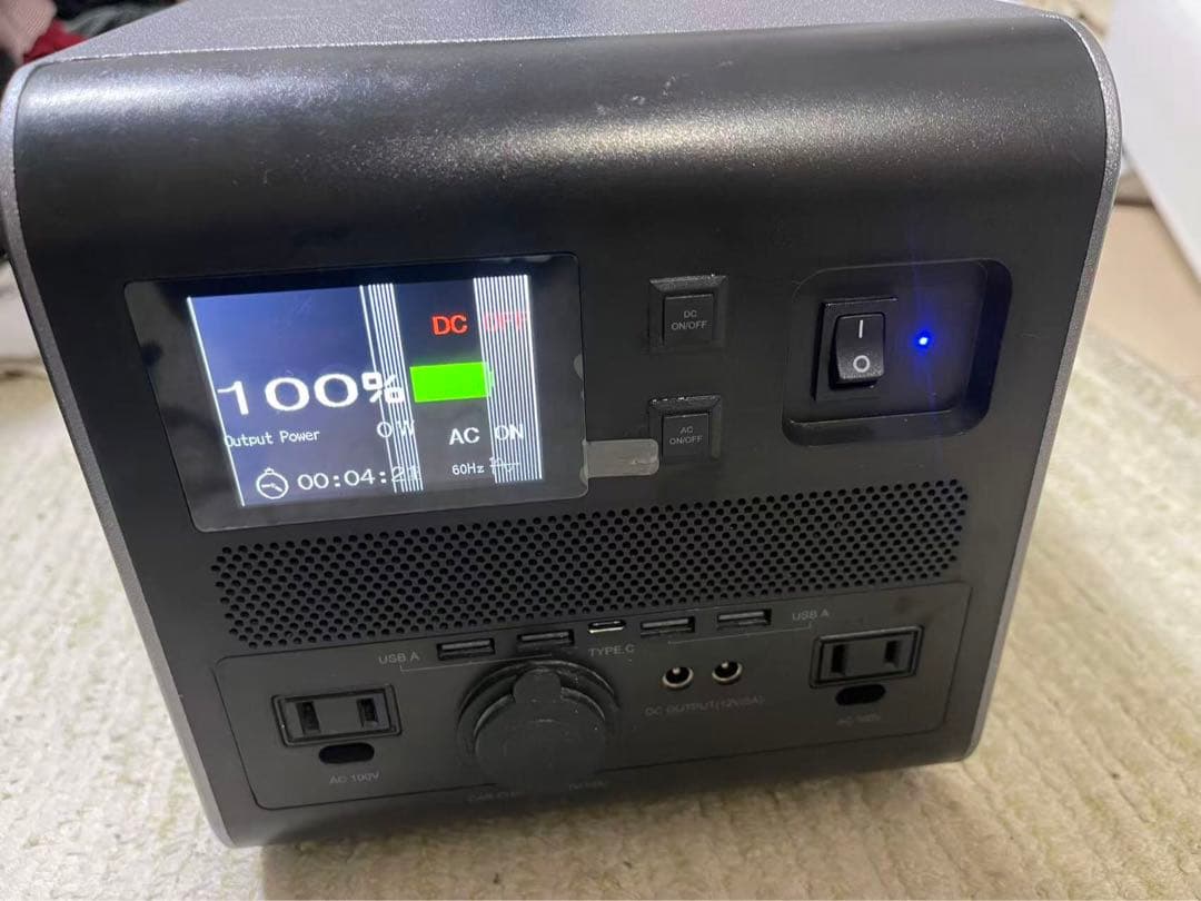 ポータブル電源450,000mAh / 1440Wh 蓄電池 最大出力3000W