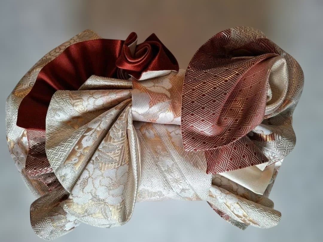 ご成約【K702】七五三 七歳～　 時短！ 二部式作り帯　単品