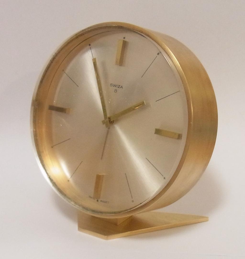 スイス製 機械式時計　置時計　SWIZA　稼動品（出品３）