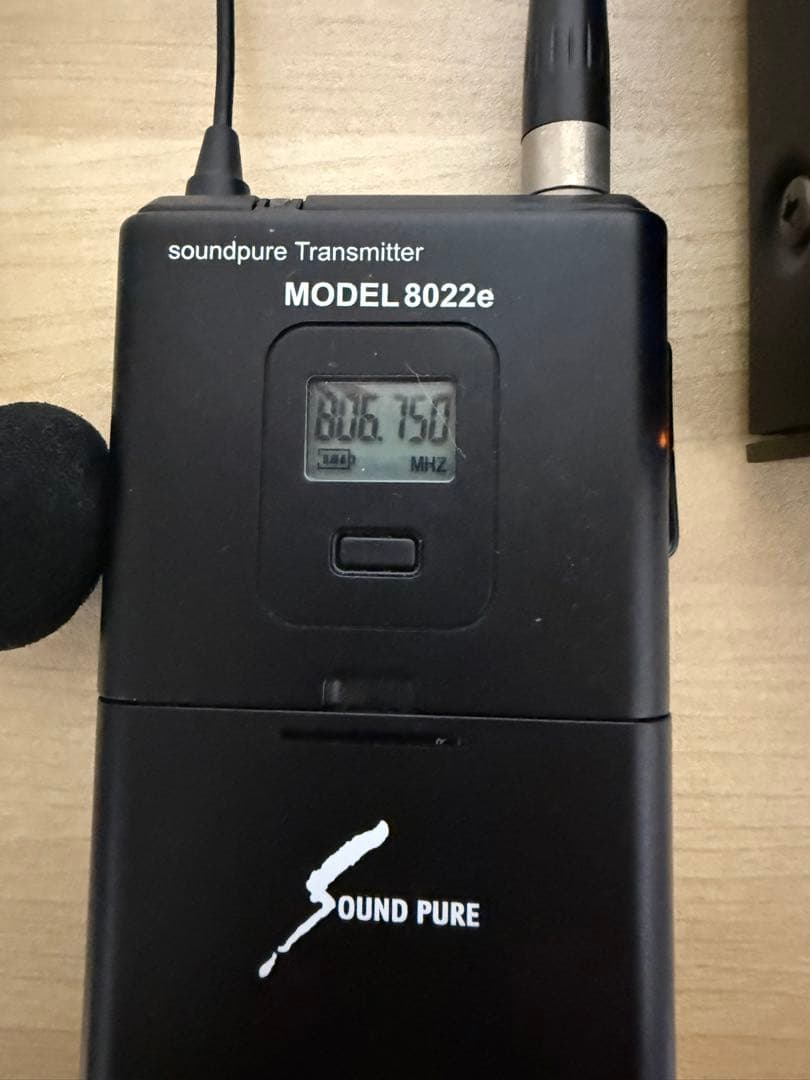 SP-WH01/8022eサウンドピュア　ワイヤレスマイク　受信機　付属品