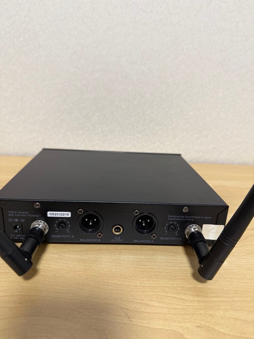 SP-WH01/8022eサウンドピュア　ワイヤレスマイク　受信機　付属品