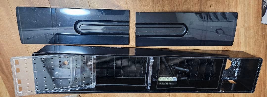 ガラス水槽 90×45×45 上部フィルターポンプセット 引き取り限定