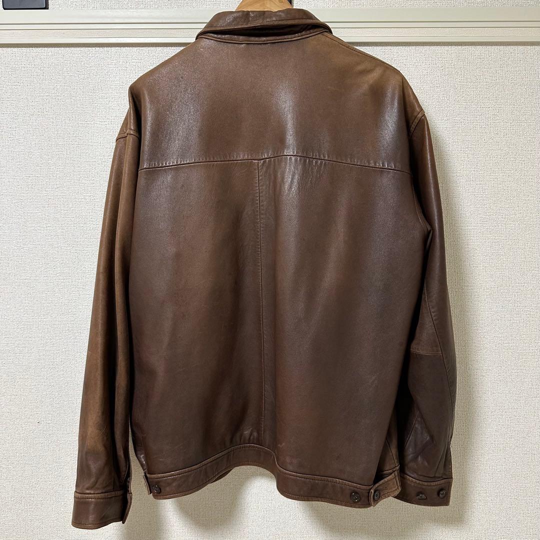 Polo by Ralph Lauren ブラウンレザージャケット ヴィンテージ