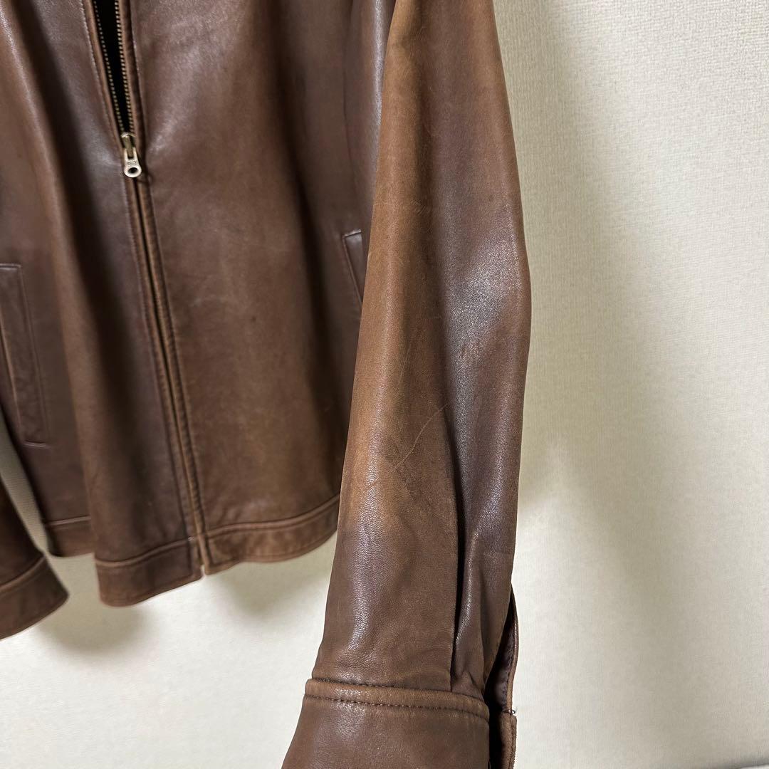 Polo by Ralph Lauren ブラウンレザージャケット ヴィンテージ