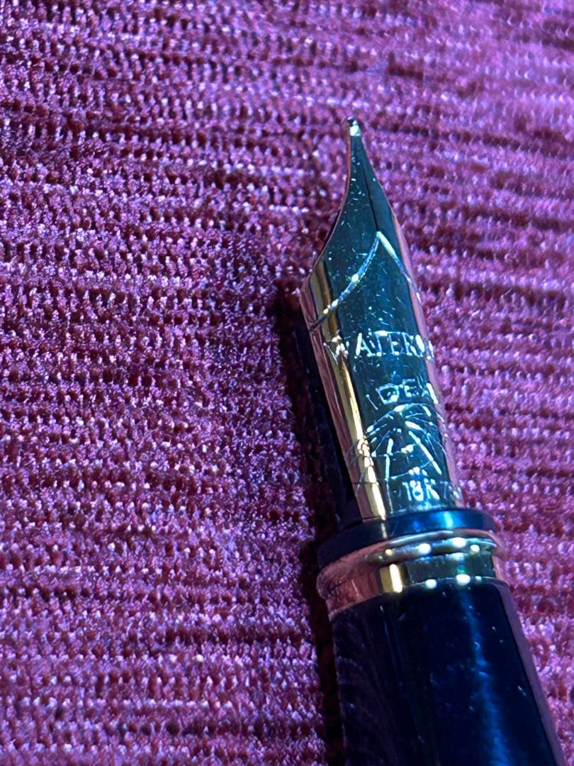 Waterman エクセプション￼•スリムブラックラッカーGT FP F