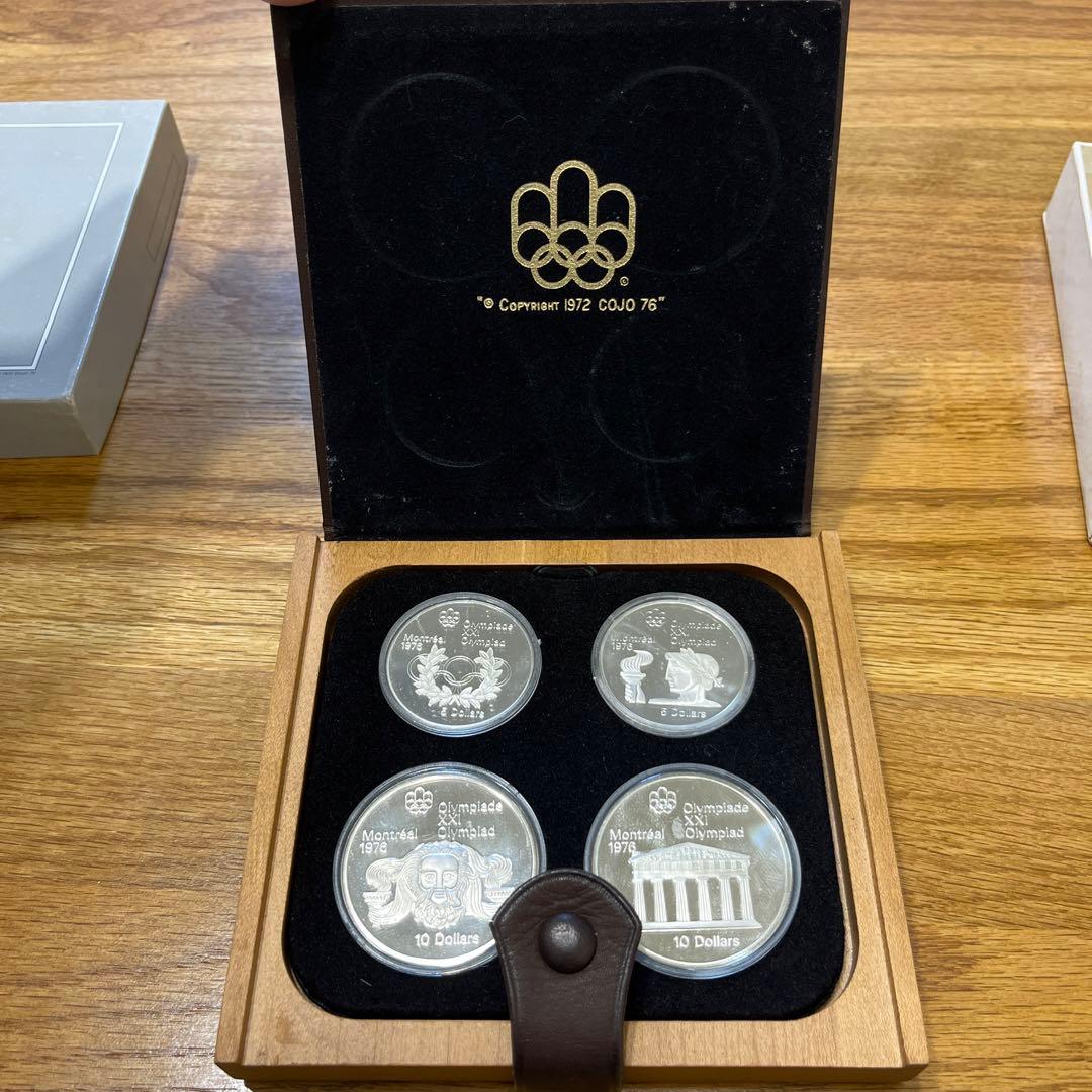最終値下　価格高騰　銀貨　オリンピック 1976年 モントリオール 記念　