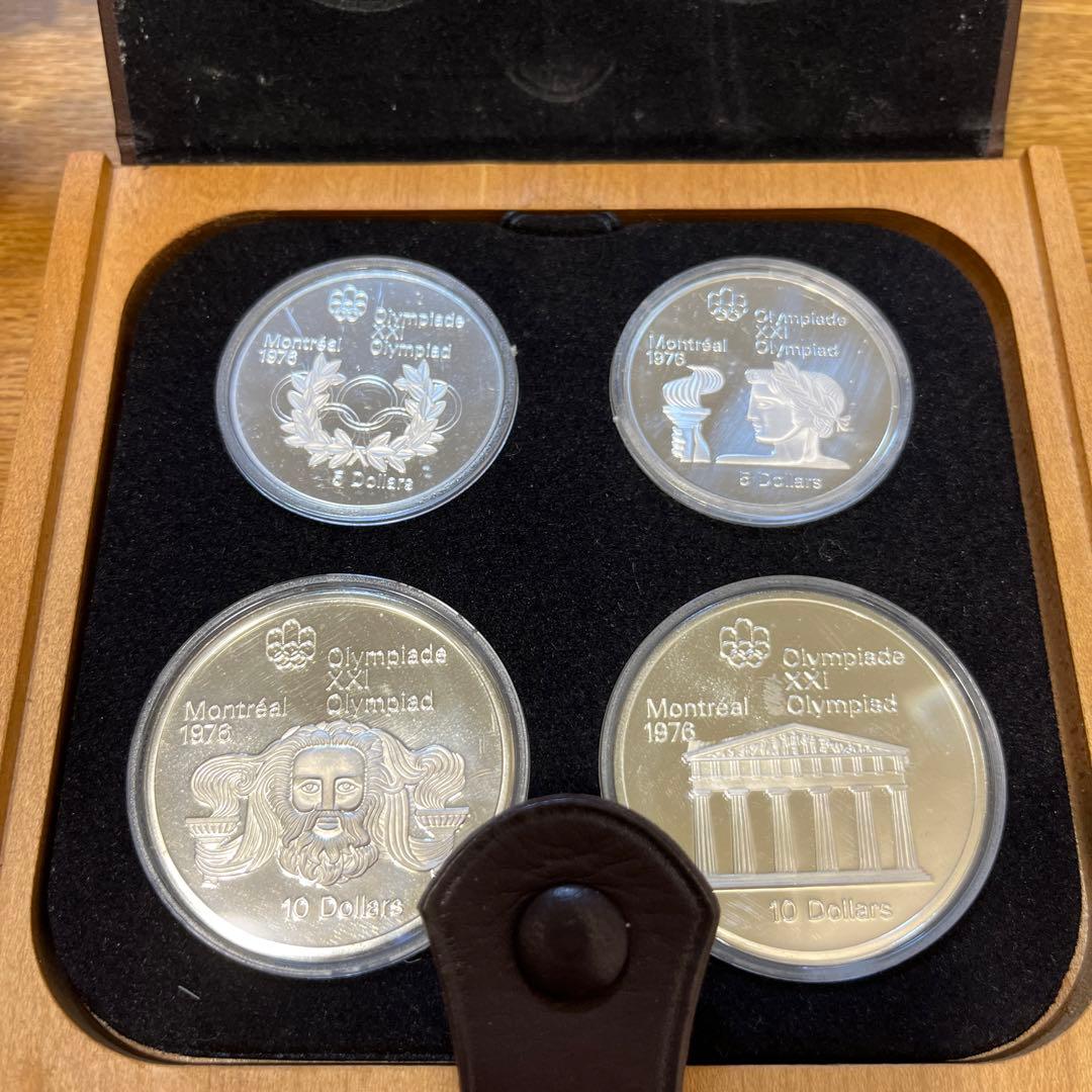 最終値下　価格高騰　銀貨　オリンピック 1976年 モントリオール 記念　