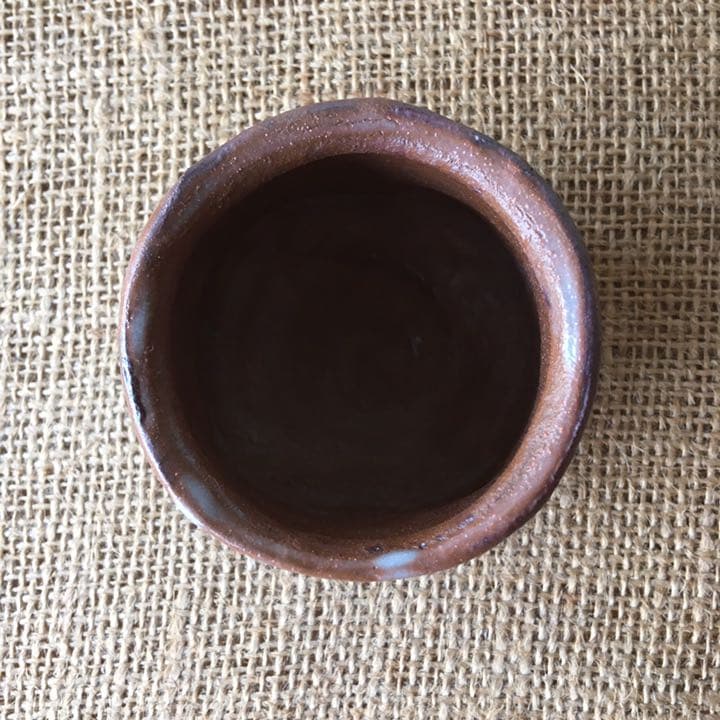 美濃焼 鼠志野 ぐい飲み