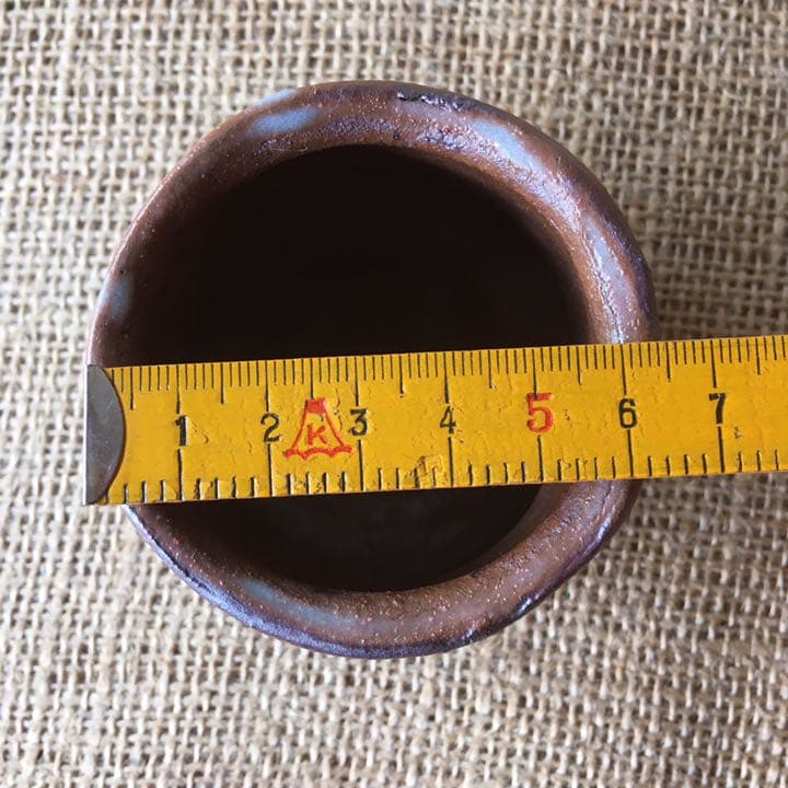 美濃焼 鼠志野 ぐい飲み