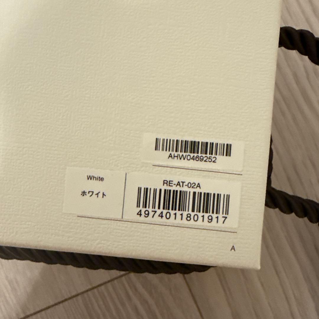 新品未使用 ReFa ストレートヘアアイロン ホワイト 専用ボックス付き