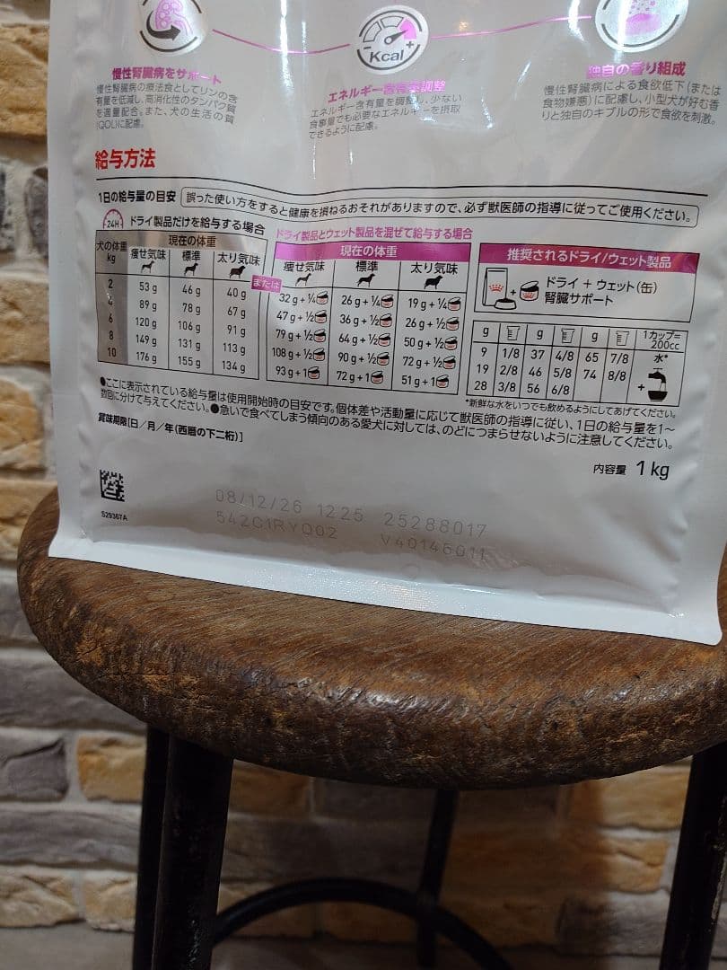  CANIN ロイヤルカナン 腎臓サポート 小型犬用S 1kg×３個