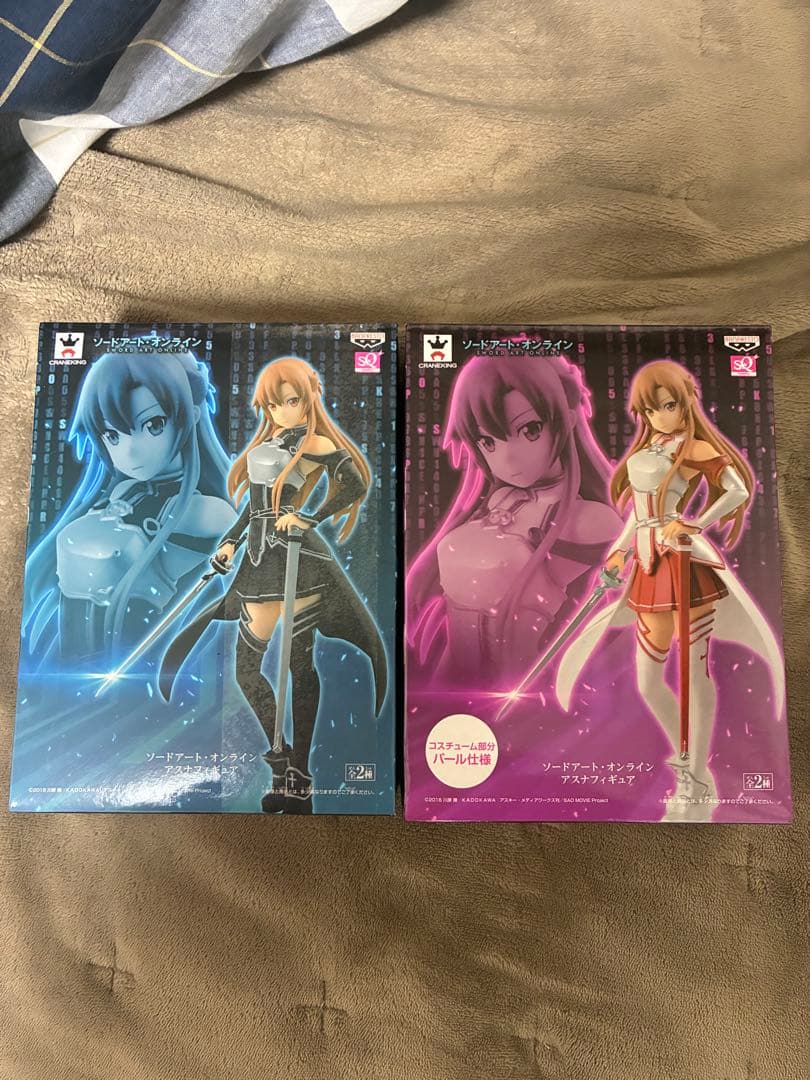 ソードアート・オンライン SAO アスナ SQフィギュア 2種セット