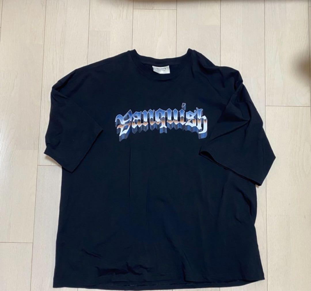 【2枚セット】Vanquish グラフィックTシャツ 黒 半袖Lサイズ