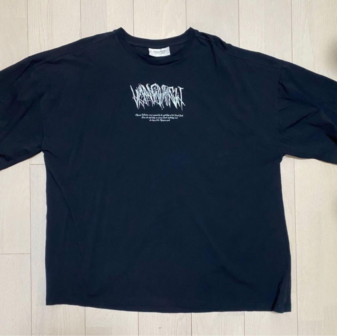 【2枚セット】Vanquish グラフィックTシャツ 黒 半袖Lサイズ